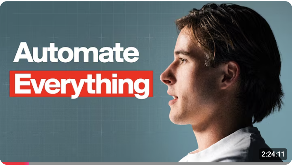 YouTube video: Automate Everything, a podcast episode.